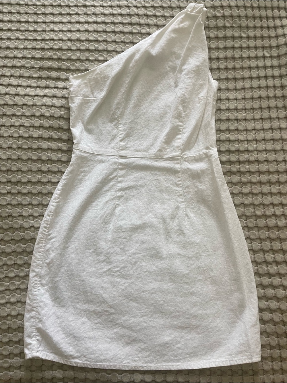 a new day One-Shoulder White Mini Dress